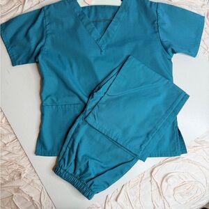 Kids Teal Scrub Set
